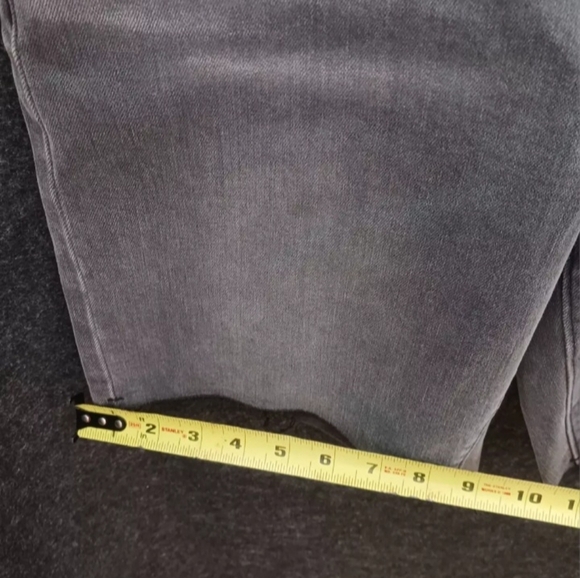 Hudson Jeans Jada High Rise Raw Hem Denim Shorts in Passage Black Wash Size 26 - Picture 10 of 10